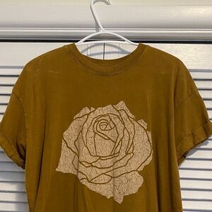 Free People Girl Dangerous Rose T Shirt